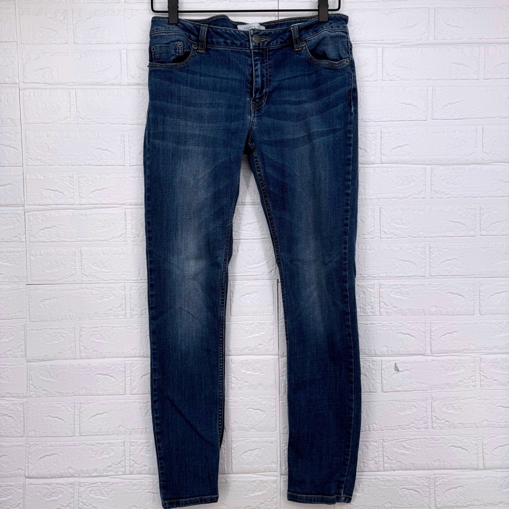 Kenneth Cole Reaction Skinny Jeans Women S Blue Denim Casual Stretch